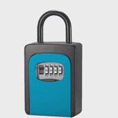 钥匙盒挂式 钥匙密码 金属外壳壁挂墙壁两种安装 挂锁式 盒 方式 密码