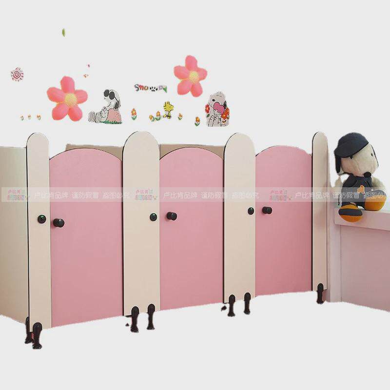工厂定制隔断门幼儿园卫生间儿童卡通挡板厕所洗手间便器屏风隔板