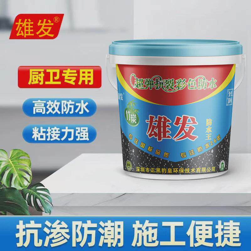 水池专用防水涂料屋顶鱼池耐泡防漏家用卫生间游泳池阳台防水胶
