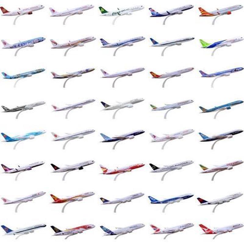 .1:400 Plane Models Airbus Boeing 747 A380 Airplane Model