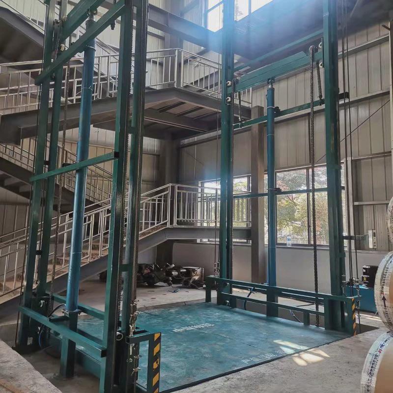 间之升固定液压登高车厂房车腾物流运货电梯导轨式升降货梯