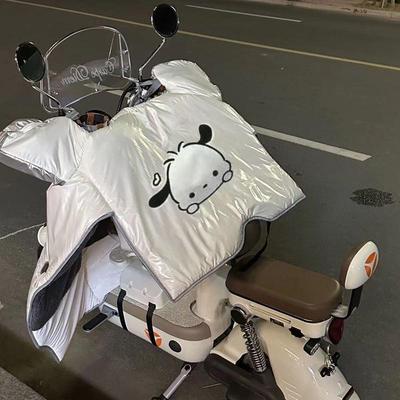 电动车挡风被冬季加绒加厚加大防水防风挡风被冬季加厚电车防风罩