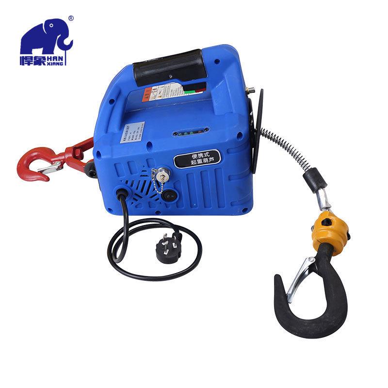 小型牵引葫芦微型电动葫芦家用空调升降电葫芦吊机便携式提升机
