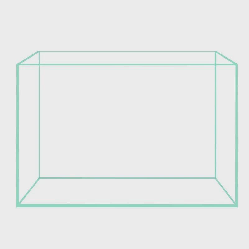 热销金晶超白玻璃鱼缸定做水草缸金鱼缸乌龟缸水陆缸客厅玻璃缸水