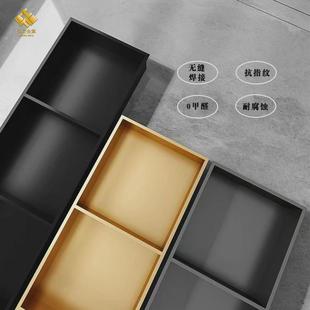 展示柜304嵌入式不锈钢壁龛墙上内嵌壁柜摆件收纳背景柜金属定制