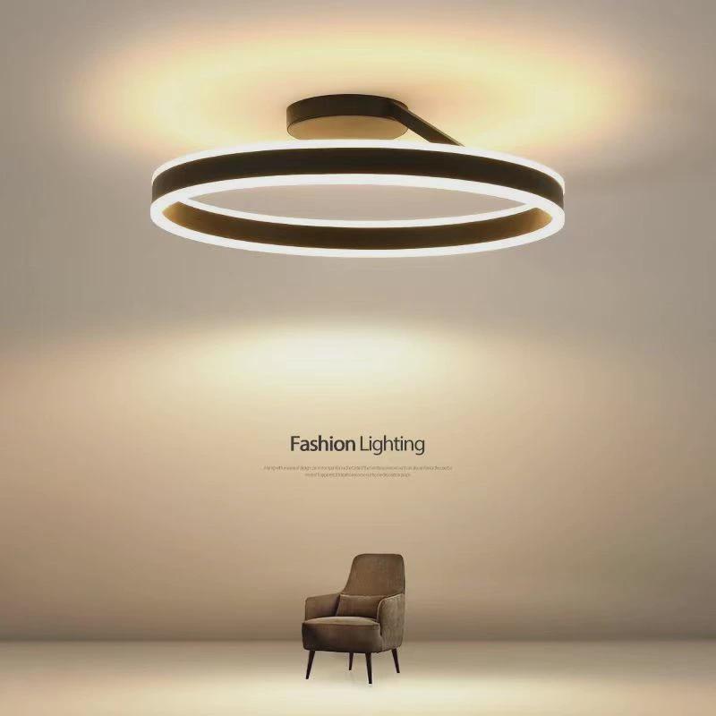 主卧室灯北欧网红餐厅灯简约现代led吸顶灯北欧房间灯具新款无