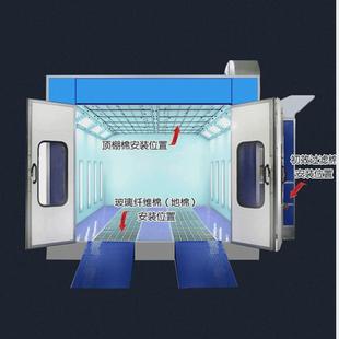 汽车烤漆房过滤棉烤房棉顶棉烤漆房顶棚棉烤漆房配件立体胶过滤棉