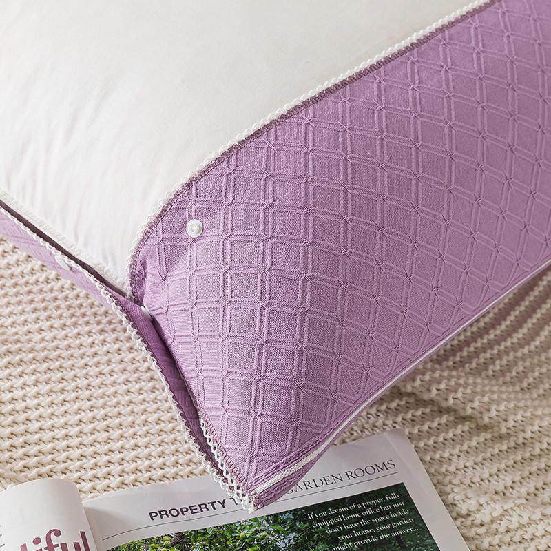 防滑枕巾2025新款纯棉一对装高档枕头巾全棉纱布可固定成人防头油