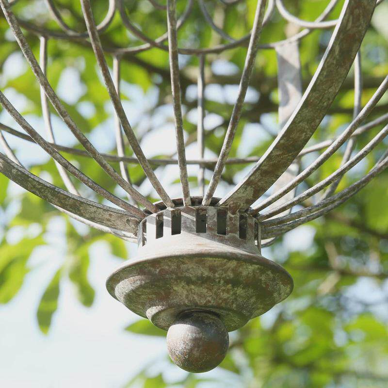 外单铁艺垂吊悬挂多肉植物花篮花盆花架吊篮吊兰绿萝花篓支架