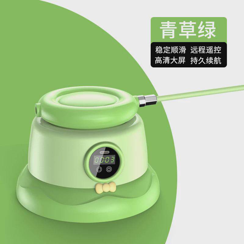 智能机跳绳电动全自动电子计数无绳多人跳绳一键遥控儿童跳绳粉色