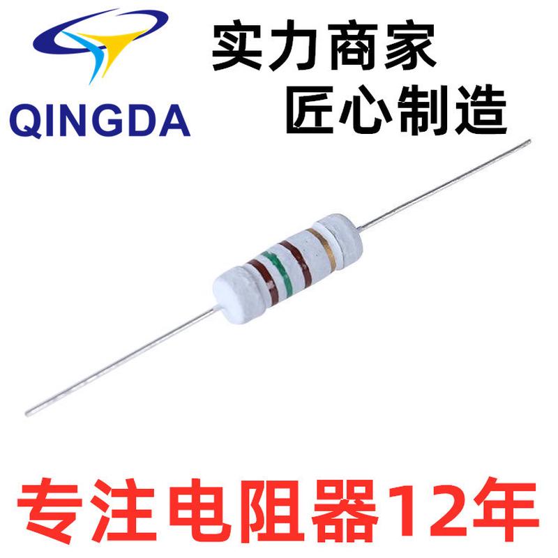 源头厂家线绕电阻2w-8.2r现货大量铜线