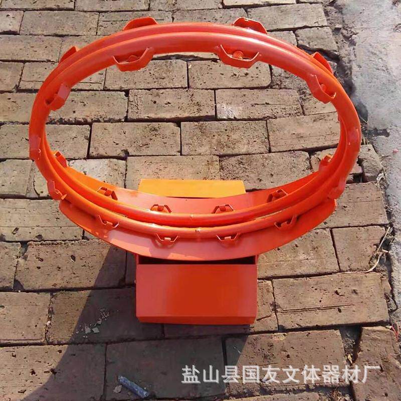 三标准篮球框户外弹簧实心篮筐篮圈室外成人壁挂式篮球架扣篮球框