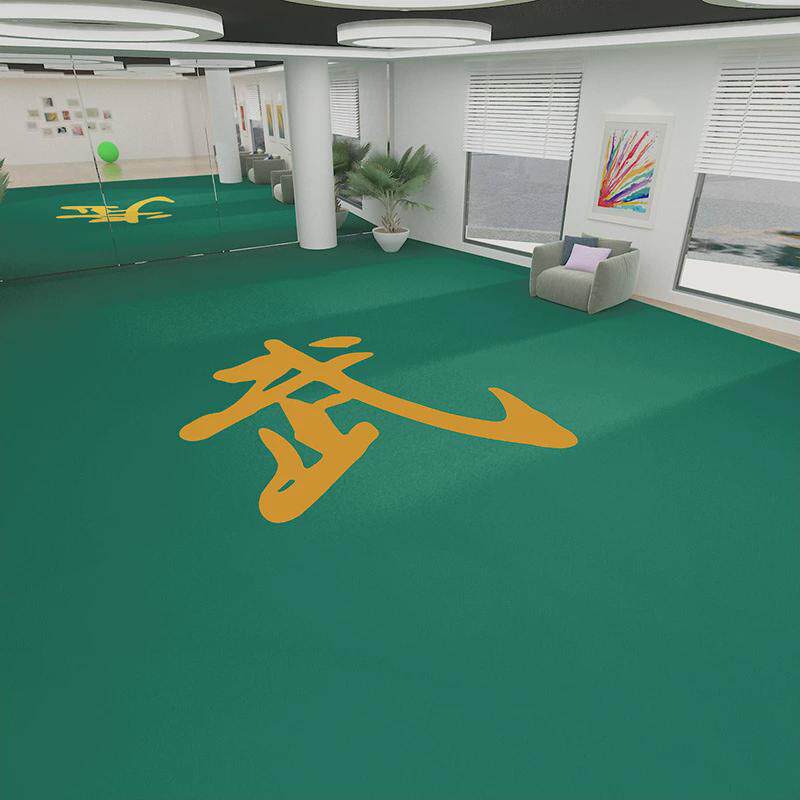 地毯加厚武术地毯舞蹈室体操跆拳道比赛场毯健身房训练地垫子厂家