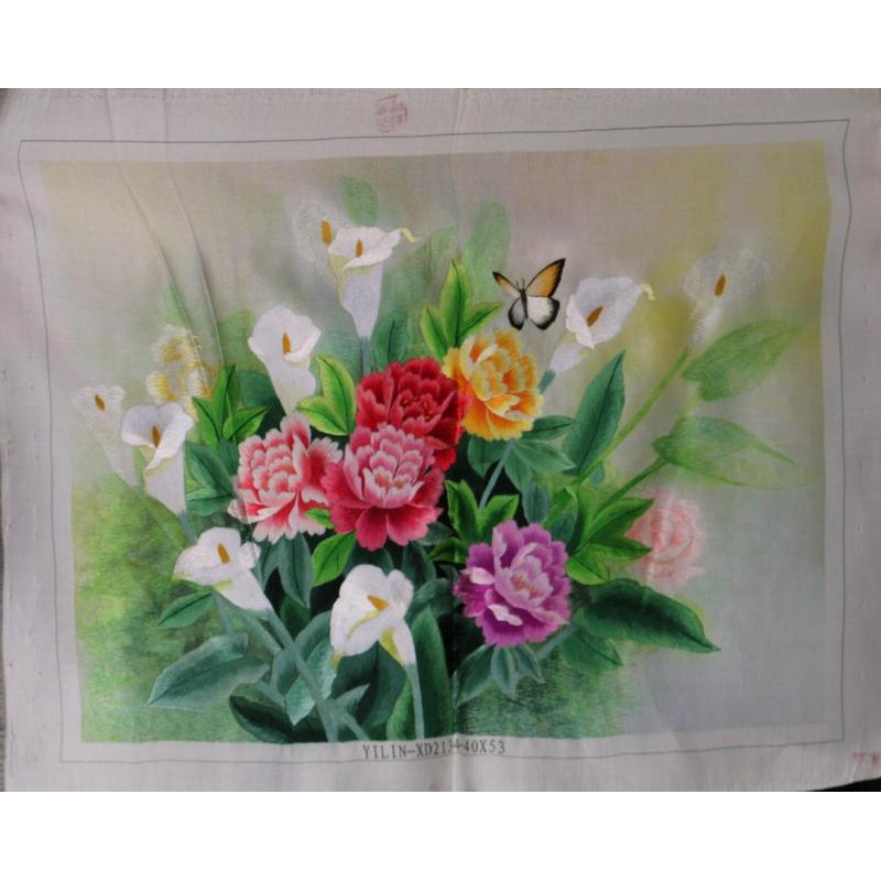 生产苏绣成品客厅书房装饰画办公室挂画纯手工刺绣绣片静物图片
