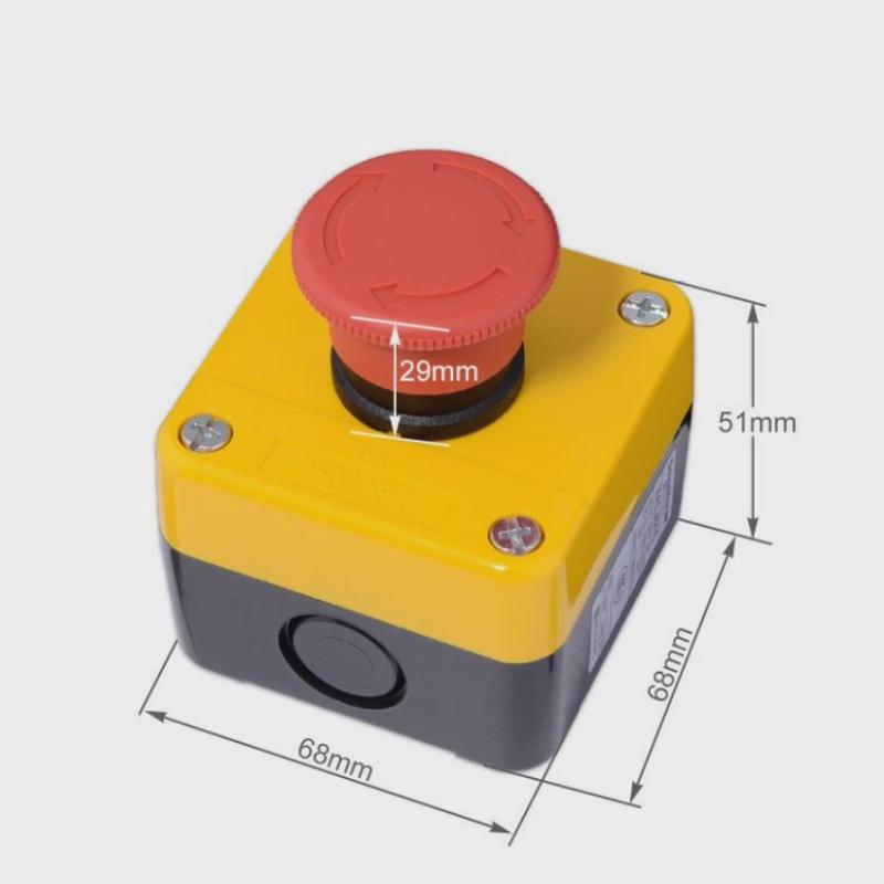 全新常急停按钮开关盒xalj01c带急停按钮1原厂闭旋转复位