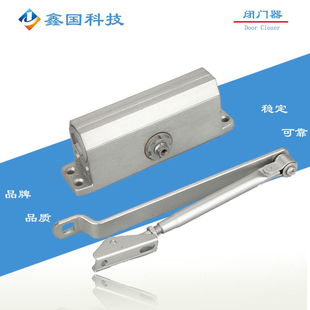 联动隐藏式液压防火门闭门器缓冲铝合金消防自动开关门器