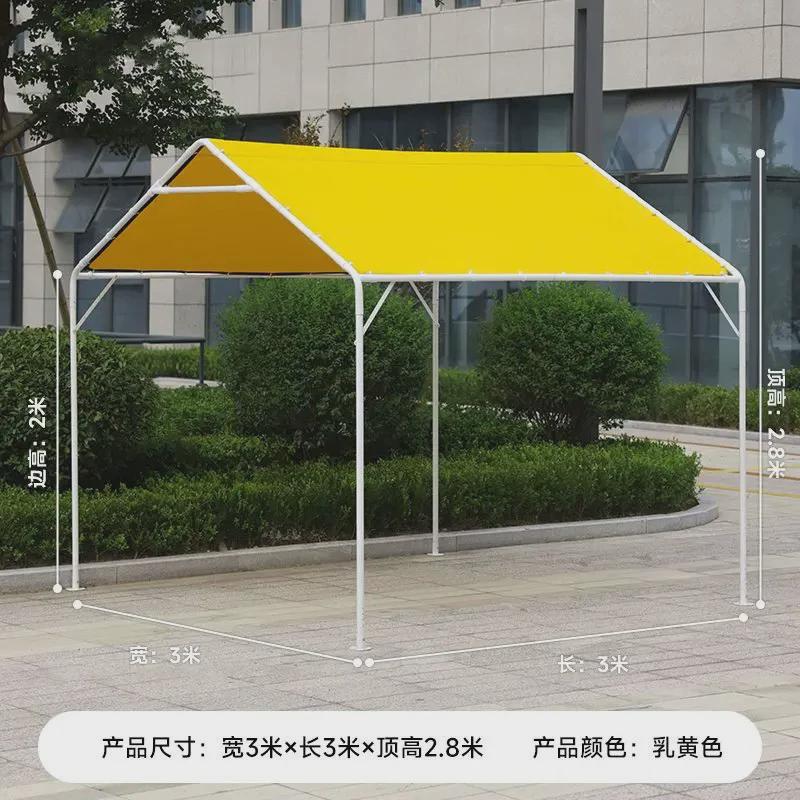 露营网红集市摆摊帐篷活动商用遮阳棚家用雨棚车库户外露营停车棚
