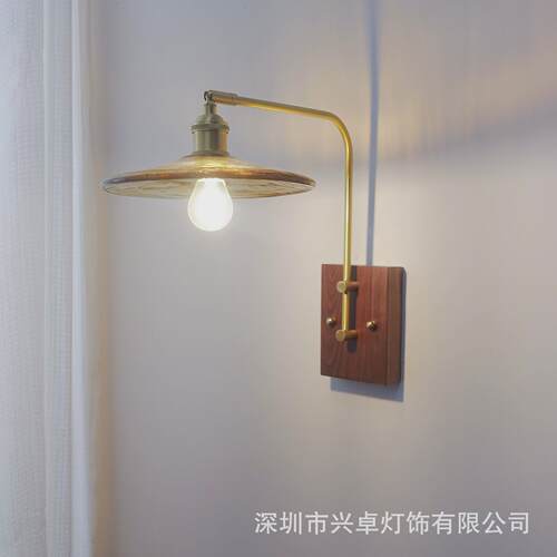 日式北欧复古服装店书房客厅卫生间床头卧室餐厅背景墙壁灯