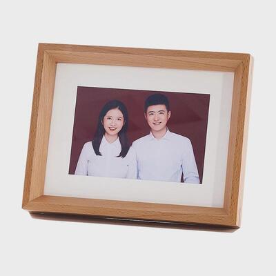 相框实木结婚照榫卯婚纱照儿童摆台a467810寸洗照片画框挂墙