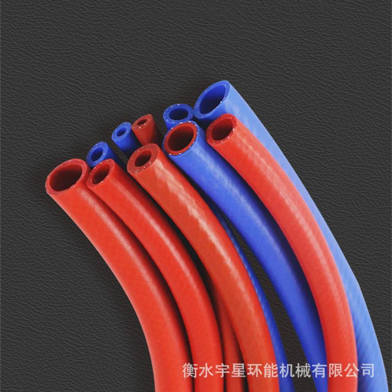 单双层暖线编织硅胶管耐高温汽车夹风管真空硅胶软管汽车硅胶管