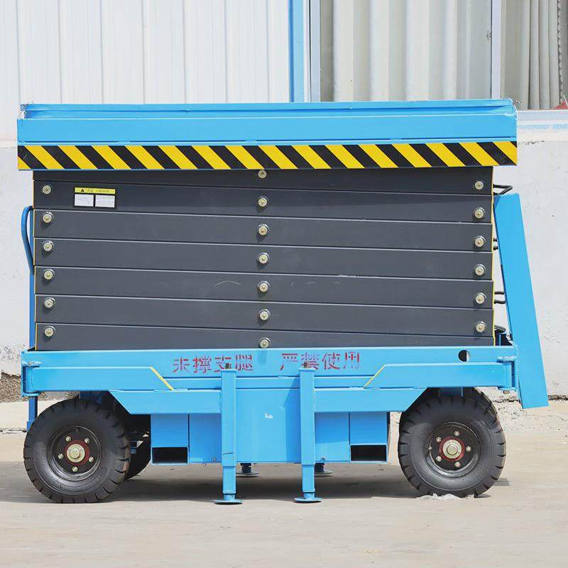 移动剪叉式升降机厂家高空作业检修工作台电动液压式升降平台