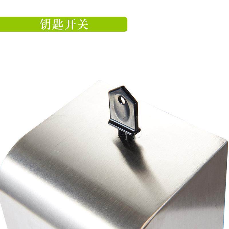 奥力奇不锈钢手动皂液器按压洗手机304挂壁式拉环式皂给机洗手盒