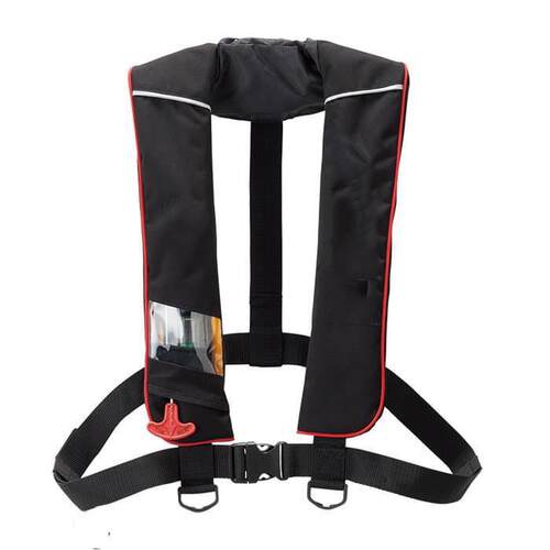 厂家定制手动自动充气救生衣气式胀便携成人大浮力充气救生衣