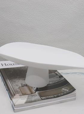 简约现代树脂高脚装饰品客厅餐桌茶几收纳托盘摆件样板间果盘创意