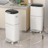 家用大号干湿分类脚踩简约现代厨房垃圾桶客厅纸篓厨带盖余垃圾箱