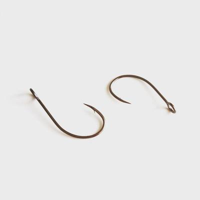 钓马口钩白条翘嘴钩路亚飞游山玩水歪嘴单钩8001s细条亮片钩
