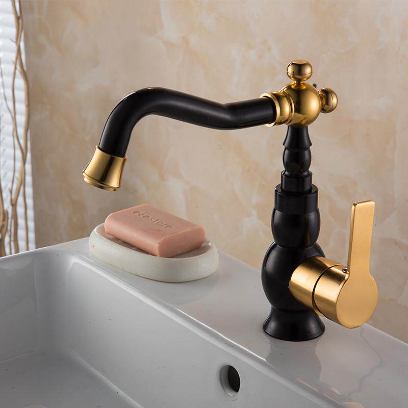 太空铝单孔台盆洗手盆龙头卫生间浴室冷热水龙头洗脸盆面盆混水阀,家装主材,面盆龙头,淘宝优惠券,粉丝福利购,淘宝优惠卷