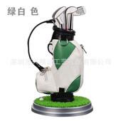 笔筒品高尔夫礼品摆件热销创意商务礼品实用办公桌装 饰品笔