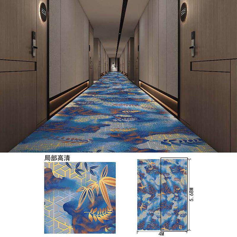地垫星级酒店走道地毯卧室房间包厢耐脏防潮ktv会所隔音风新中式