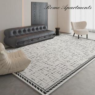 客厅地毯轻奢高级感房间床边隔凉防水耐脏免打理卧室大面积全铺毯