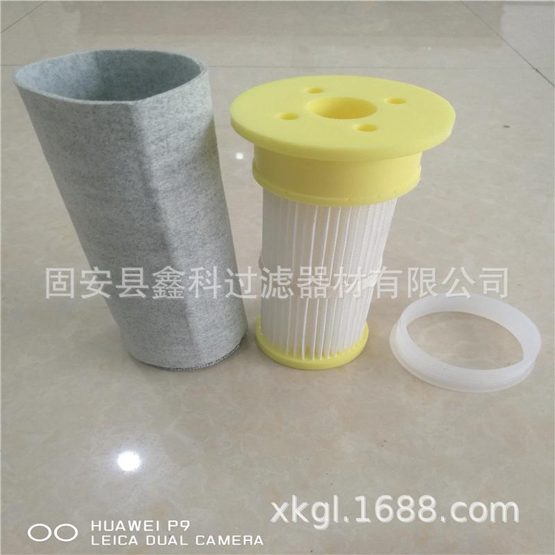 批发厂家72*300真空上料机滤芯pu端盖聚酯纤维滤材