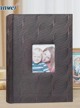 广本厂家布料儿童成长照片纪念影集photoalbum插页美6寸相册