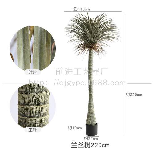 沙生植物仿真芦荟龙舌兰造景装饰摆件假树荷兰铁马尾铁店铺软装