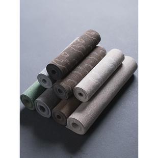 清雅麻纤维防水茶席棉麻布干泡桌旗茶布艺茶桌垫2米长 A5L集正中式
