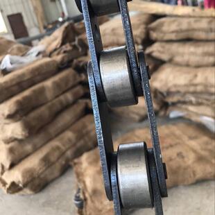 厂家不锈钢链条双侧双孔单侧单孔弯板传动链碳钢大滚珠双节距链条