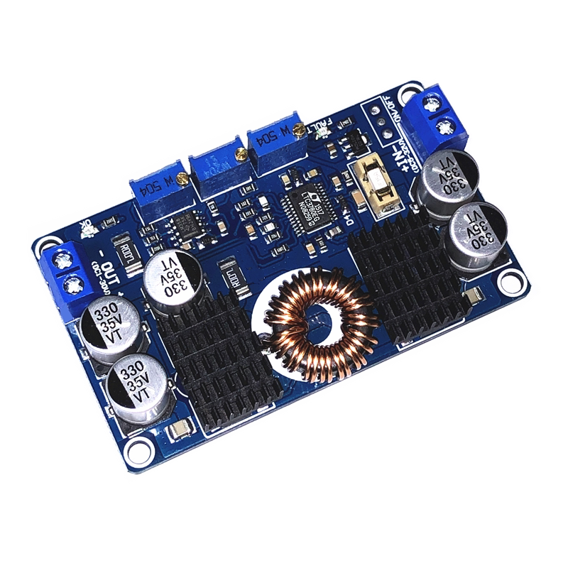 DCDC LTC3780自动升降压太阳能车载稳压恒压恒流电源模块超簿型