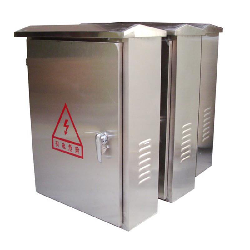 户外电箱不锈钢柜不锈钢配电箱户外防雨箱盘白钢控制箱控制柜