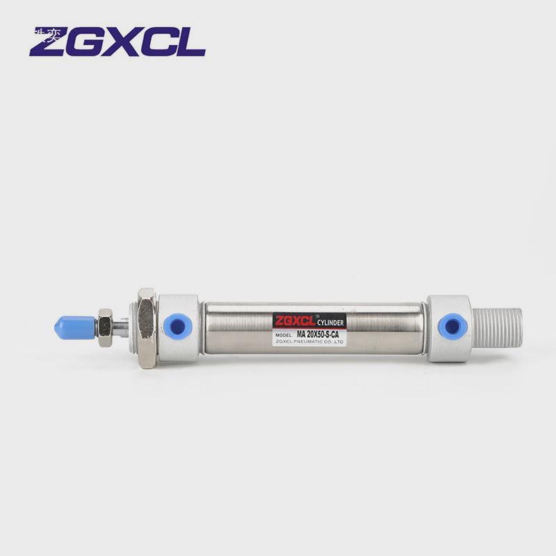 热销型MA气缸6不锈钢20迷你25铝合金小型32气动元件40X50×300