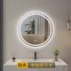 镜子挂墙浴室镜卫生间智能洗手间带灯圆镜壁挂防雾发光led镜新品
