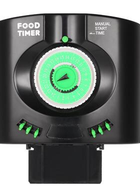 wt-180a出口配件水族箱鱼缸自动喂食器喂鱼器投料机水族用品 版
