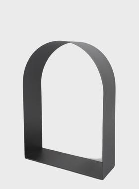 现代简约几何金属拱形门型摆件客厅酒柜样板间电视柜家居软装饰品