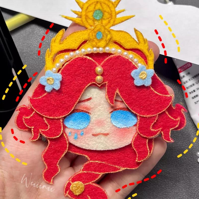 第五人格同人周边渔女不织布挂件钥匙扣可爱少女心包包挂饰谷子