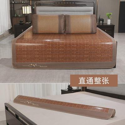 凉席竹席1.8直筒1.5m折叠双面加厚1.4/1.35/1.2/1.6可订两米夏