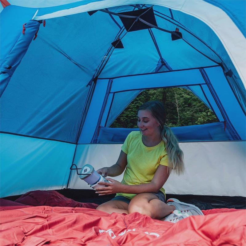 2-6人家庭野营帐篷户外聚餐防风雨双层露营徒步旅行帐篷三款可选