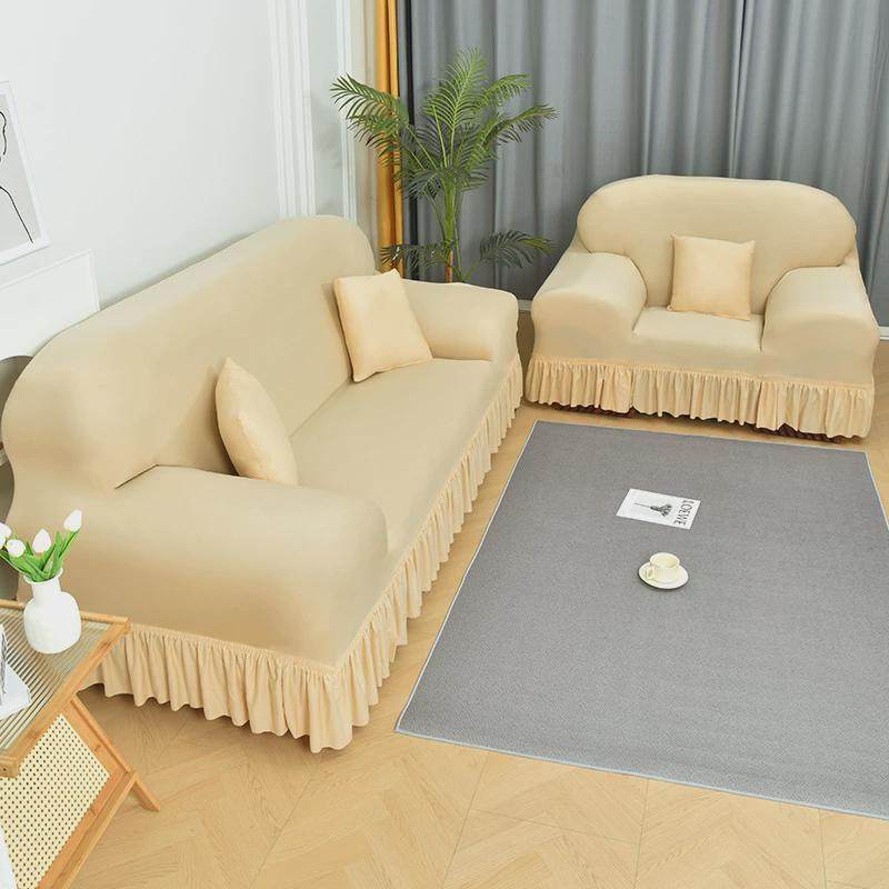 6b76老式裙摆沙发套罩四季套全包通用型弹力简约沙发套盖布防,居家布艺,沙发垫,淘宝优惠券,粉丝福利购,淘宝优惠卷