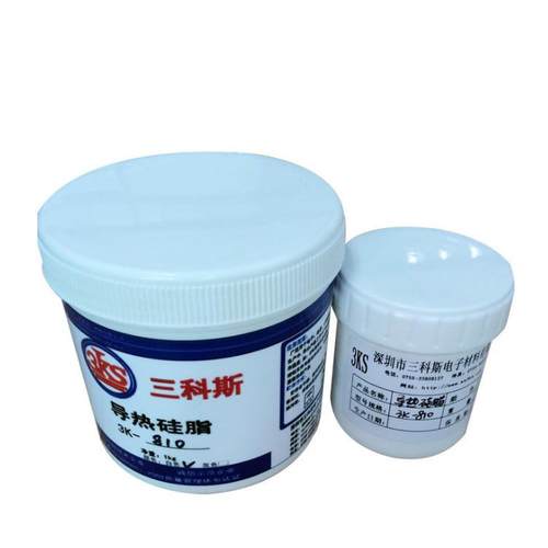 耐高底白灰导热硅脂电脑主板cpu散热硅脂导热系数1.0-5.0温色